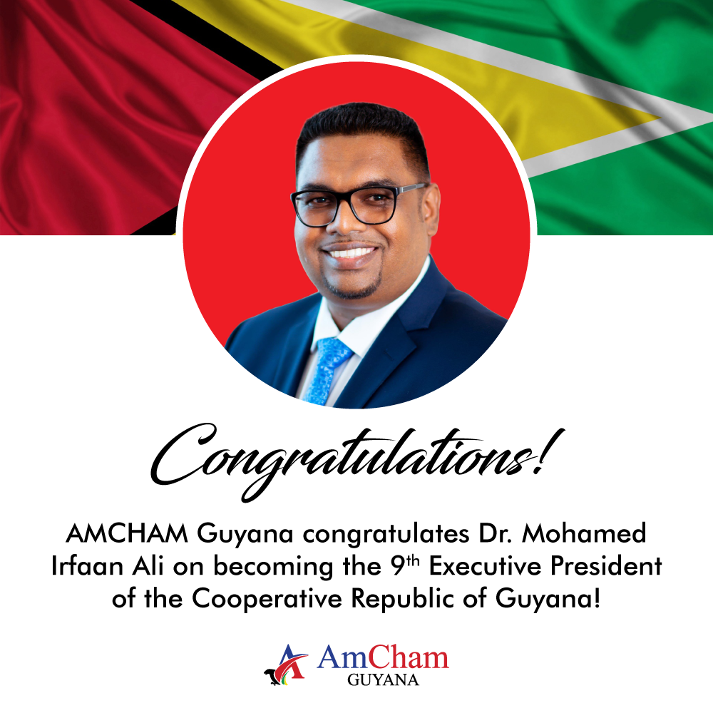amcham president Congratulatory Message