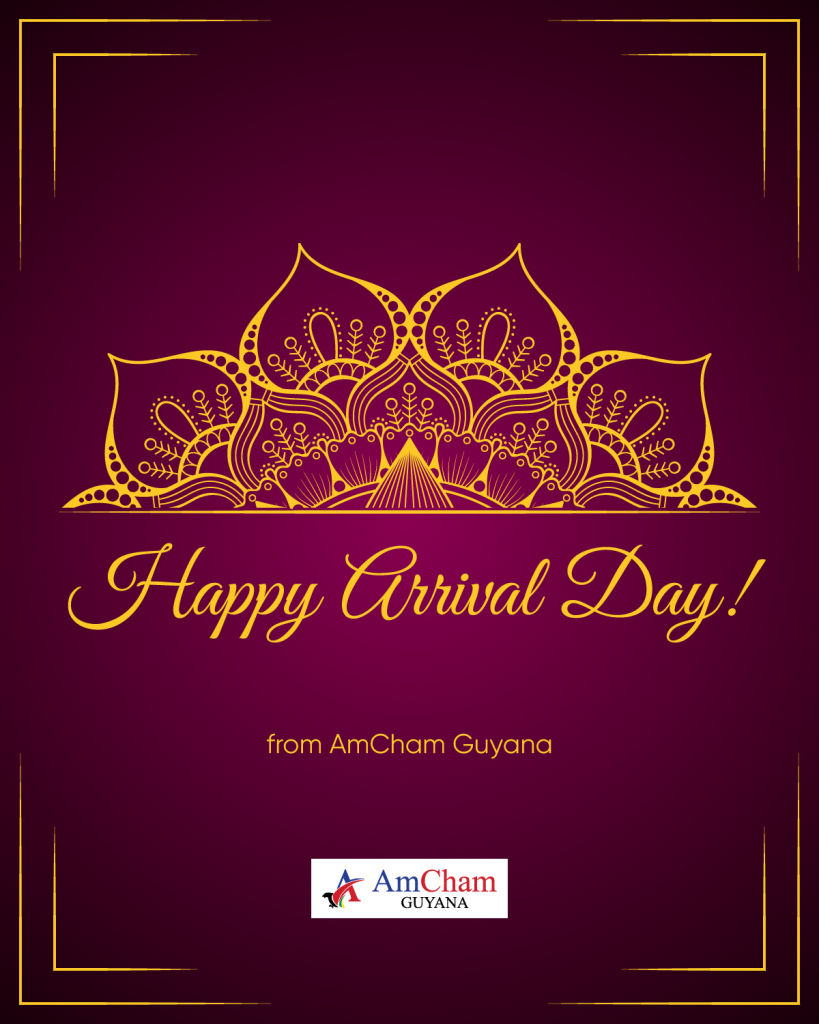 Happy Arrival Day from AmCham Guyana!